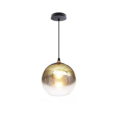 WOMO Coloured Glass Globe Pendant Light-WM2500