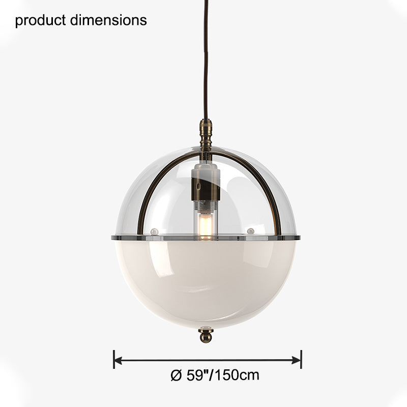 WOMO Globe Glass Pendant Light-WM2504