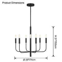 WOMO Gold Candlestick Chandelier-WM2509