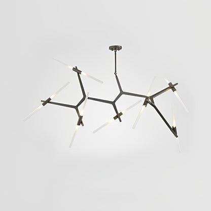 WOMO Adjustable Gold Branch Chandelier-WM2511