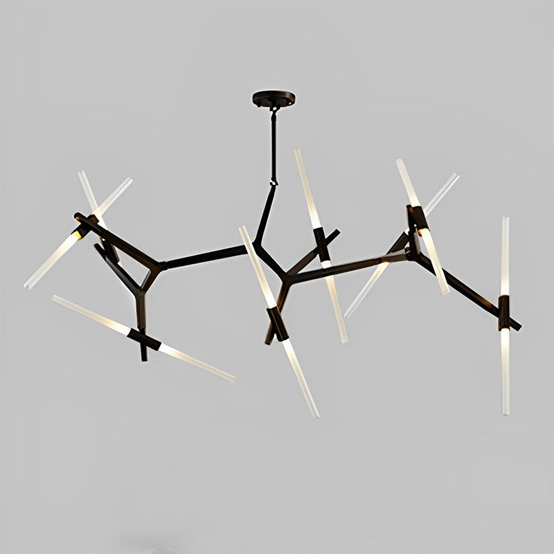 WOMO Adjustable Gold Branch Chandelier-WM2511