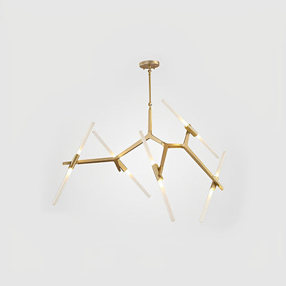 WOMO Adjustable Gold Branch Chandelier-WM2511