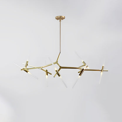 WOMO Adjustable Gold Branch Chandelier-WM2511