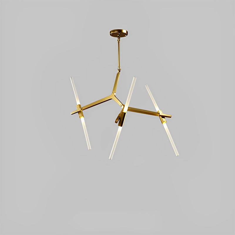 WOMO Adjustable Gold Branch Chandelier-WM2511