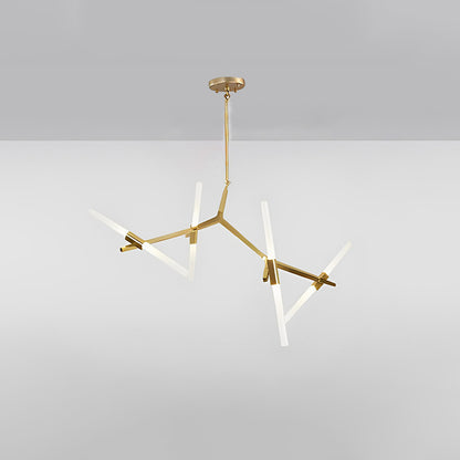 WOMO Adjustable Gold Branch Chandelier-WM2511