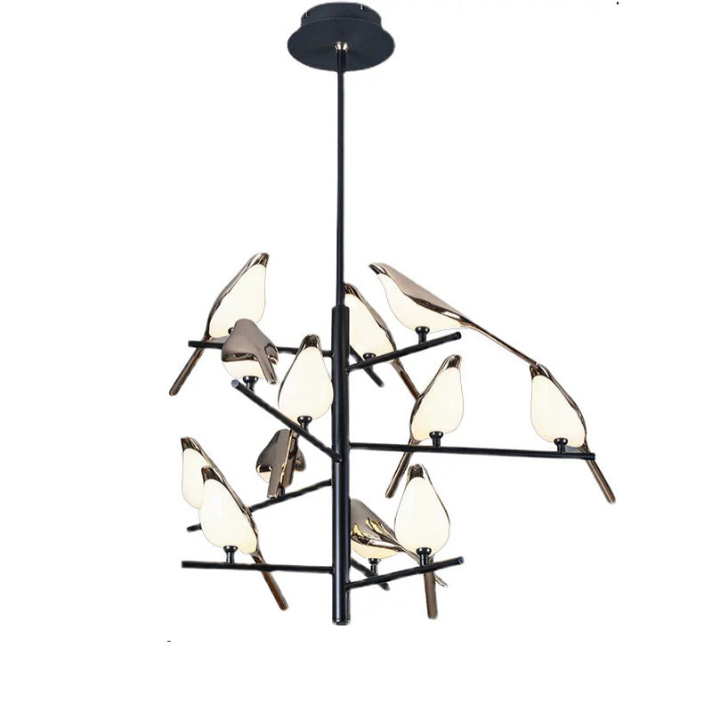 WOMO Gold Bird Branch Chandelier-WM2512c
