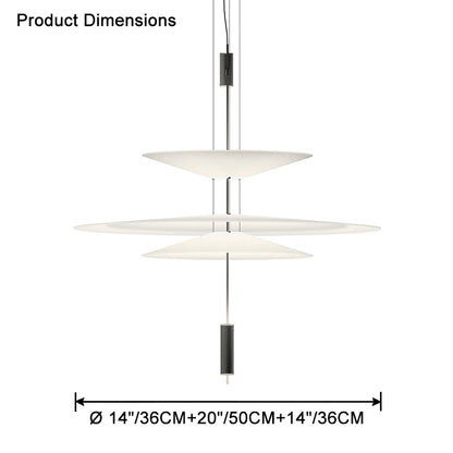 WOMO Tiered Cone Pendant Light-WM2513