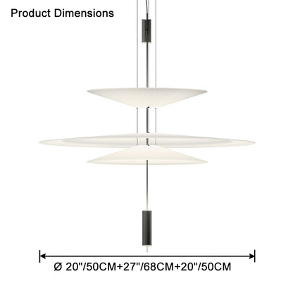 WOMO Tiered Cone Pendant Light-WM2513