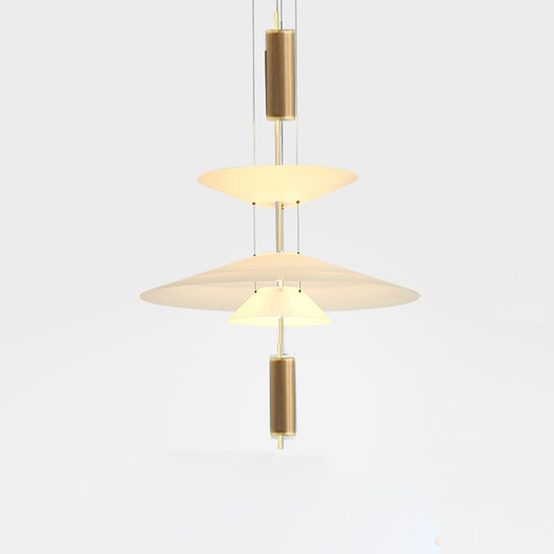 WOMO Tiered Cone Pendant Light-WM2513