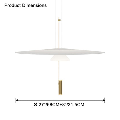 WOMO Tiered Cone Pendant Light-WM2513