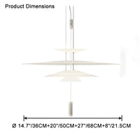 WOMO Tiered Cone Pendant Light-WM2513