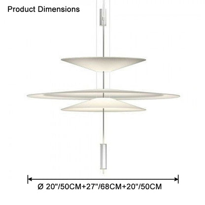 WOMO Tiered Cone Pendant Light-WM2513