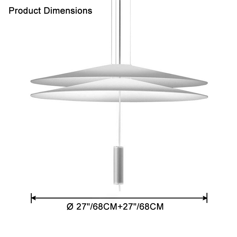 WOMO Tiered Cone Pendant Light-WM2513