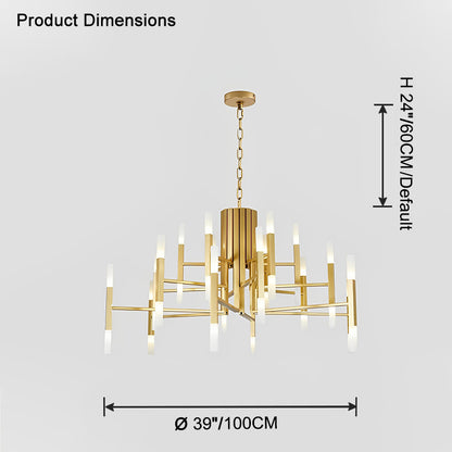 WOMO Modern Candlestick Chandelier-WM2516