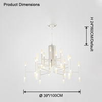 WOMO Modern Candlestick Chandelier-WM2516
