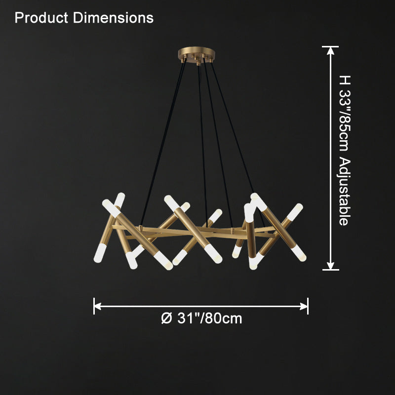 WOMO Modern Candlestick Chandelier-WM2517