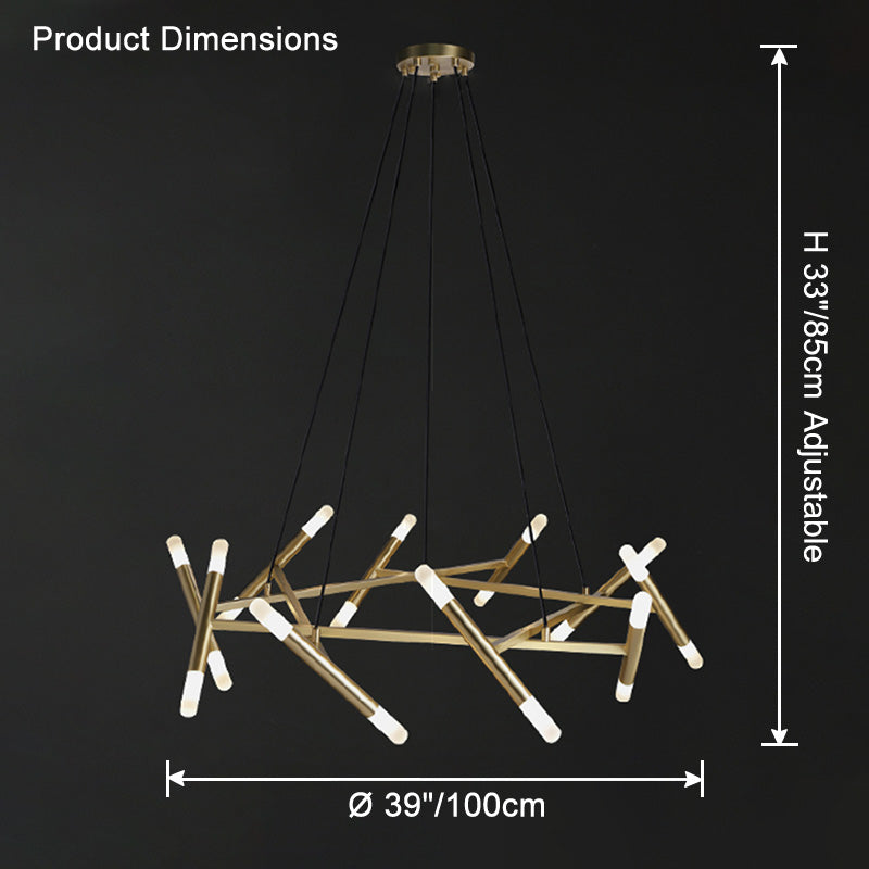 WOMO Modern Candlestick Chandelier-WM2517