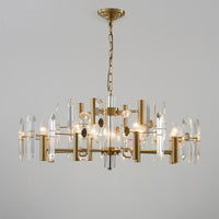 WOMO Gold Candle Crystal Chandelier-WM2518
