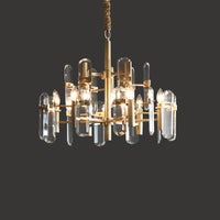 WOMO Black Candle Crystal Chandelier-WM2519