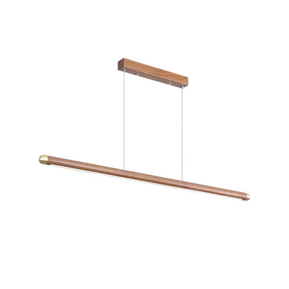 WOMO Walnut Linear Led Pendant Light-WM2520