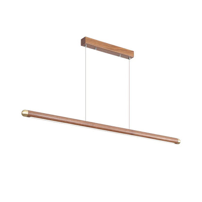 WOMO Walnut Linear Led Pendant Light-WM2520