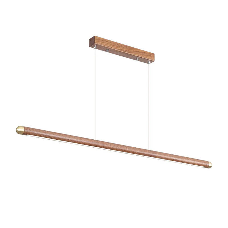 WOMO Walnut Linear Led Pendant Light-WM2520