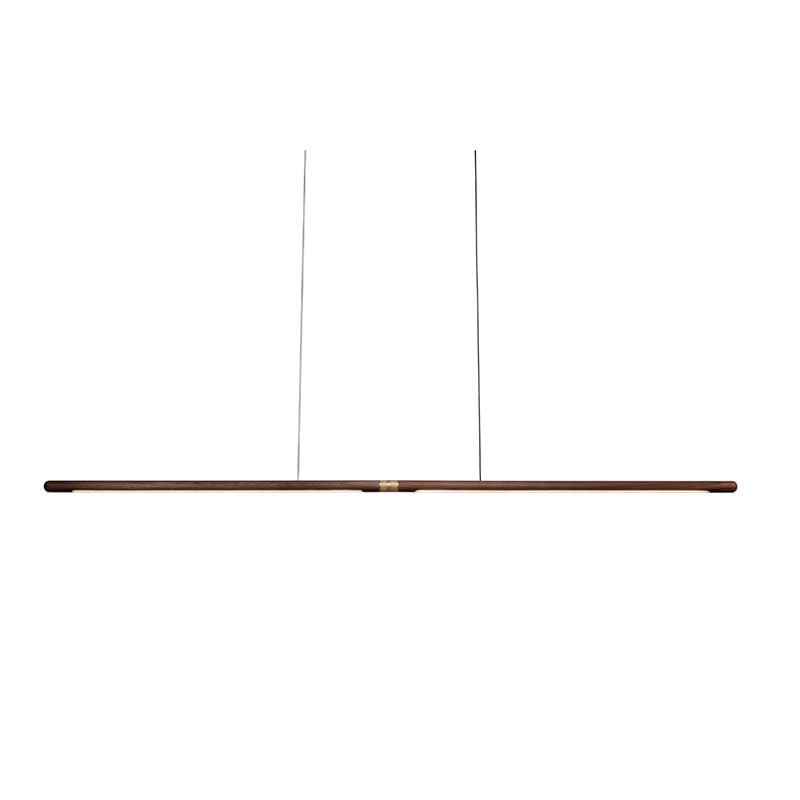 WOMO Walnut Linear Led Pendant Light-WM2520