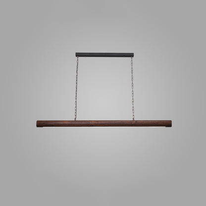 WOMO Walnut Linear Led Pendant Light-WM2521