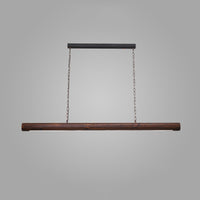 WOMO Walnut Linear Led Pendant Light-WM2521