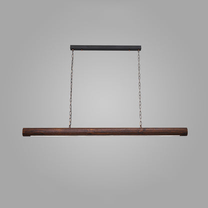 WOMO Walnut Linear Led Pendant Light-WM2521