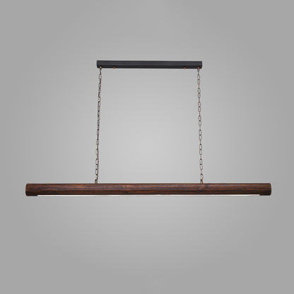 WOMO Walnut Linear Led Pendant Light-WM2521