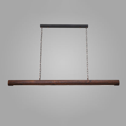 WOMO Walnut Linear Led Pendant Light-WM2521