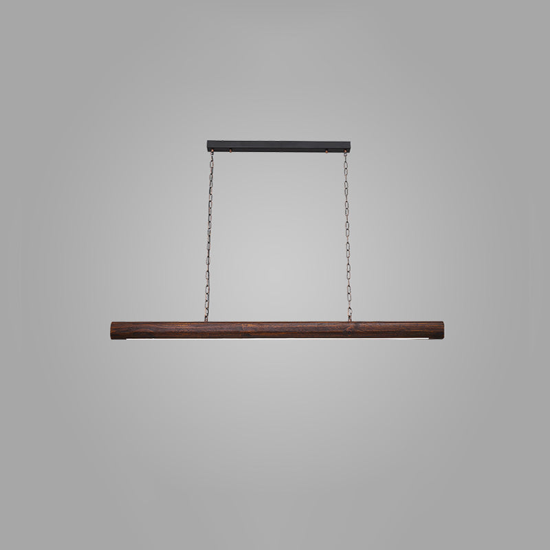 WOMO Walnut Linear Led Pendant Light-WM2521