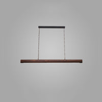 WOMO Walnut Linear Led Pendant Light-WM2521