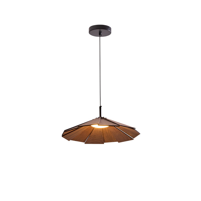 WOMO Cone Wood Pendant Light-WM2525