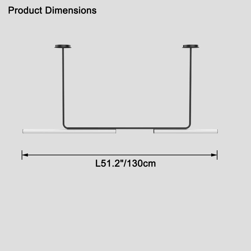 WOMO Long Linear Led Chandelier-WM2527