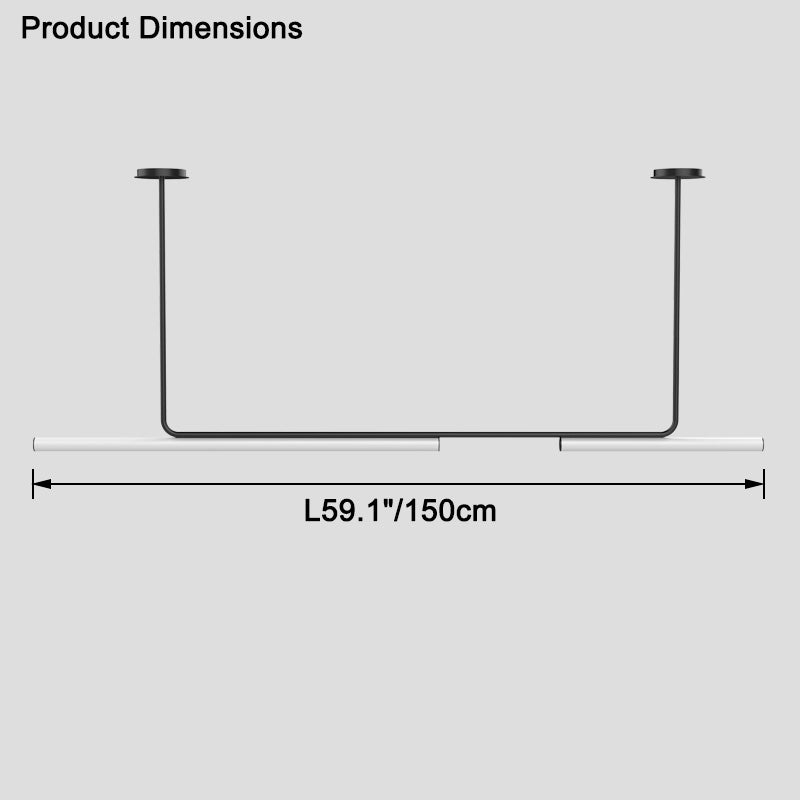 WOMO Long Linear Led Chandelier-WM2527