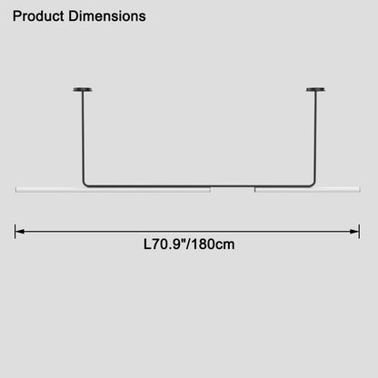 WOMO Long Linear Led Chandelier-WM2527