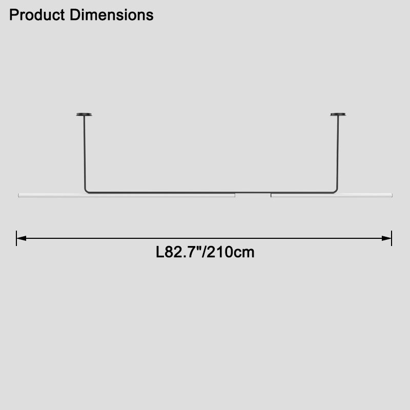 WOMO Long Linear Led Chandelier-WM2527