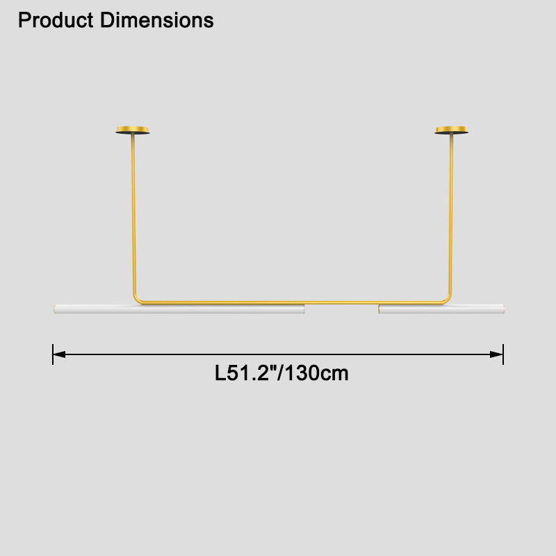 WOMO Long Linear Led Chandelier-WM2527