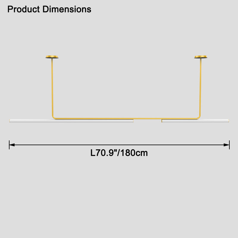 WOMO Long Linear Led Chandelier-WM2527