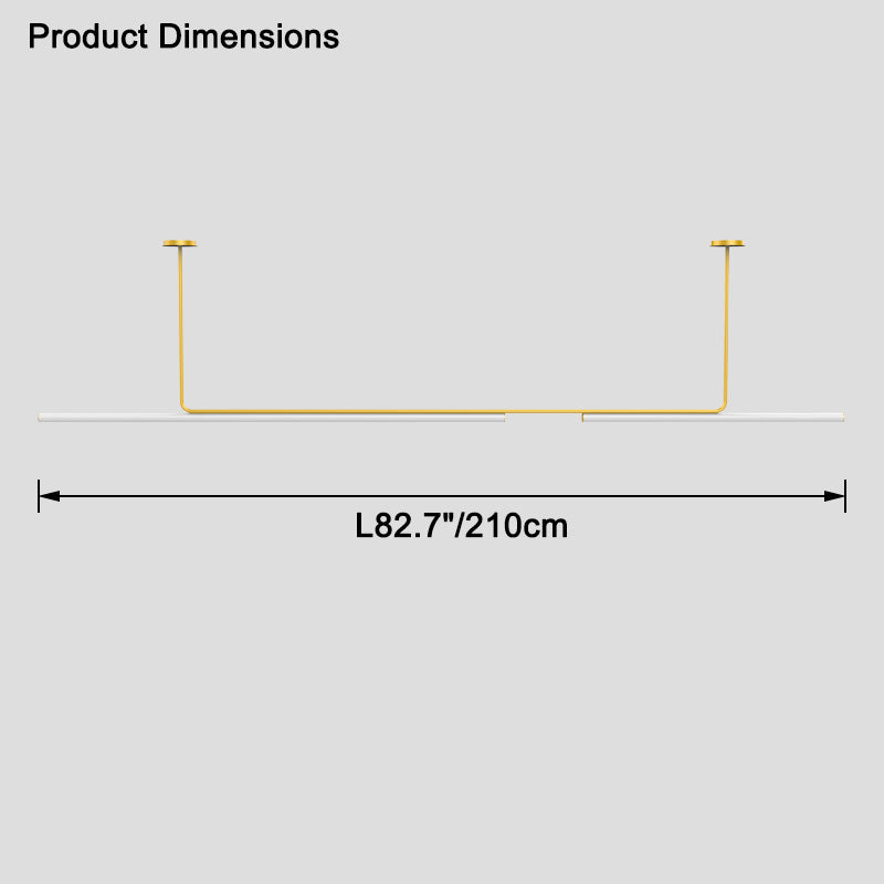 WOMO Long Linear Led Chandelier-WM2527