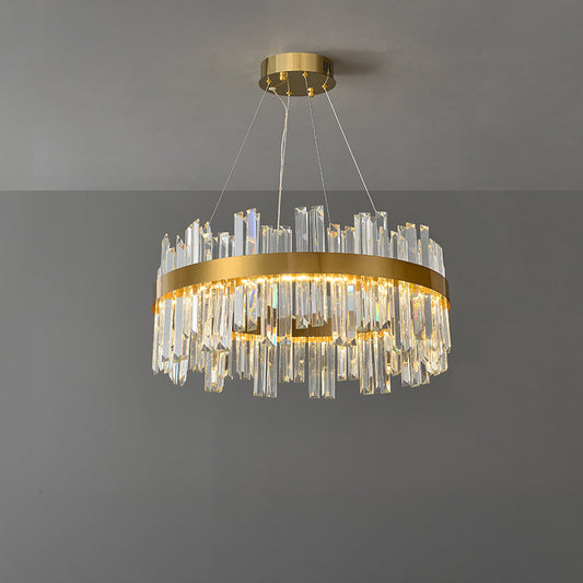 WOMO Luxury LED Gold Plated Crystal Chandelier-WM2531