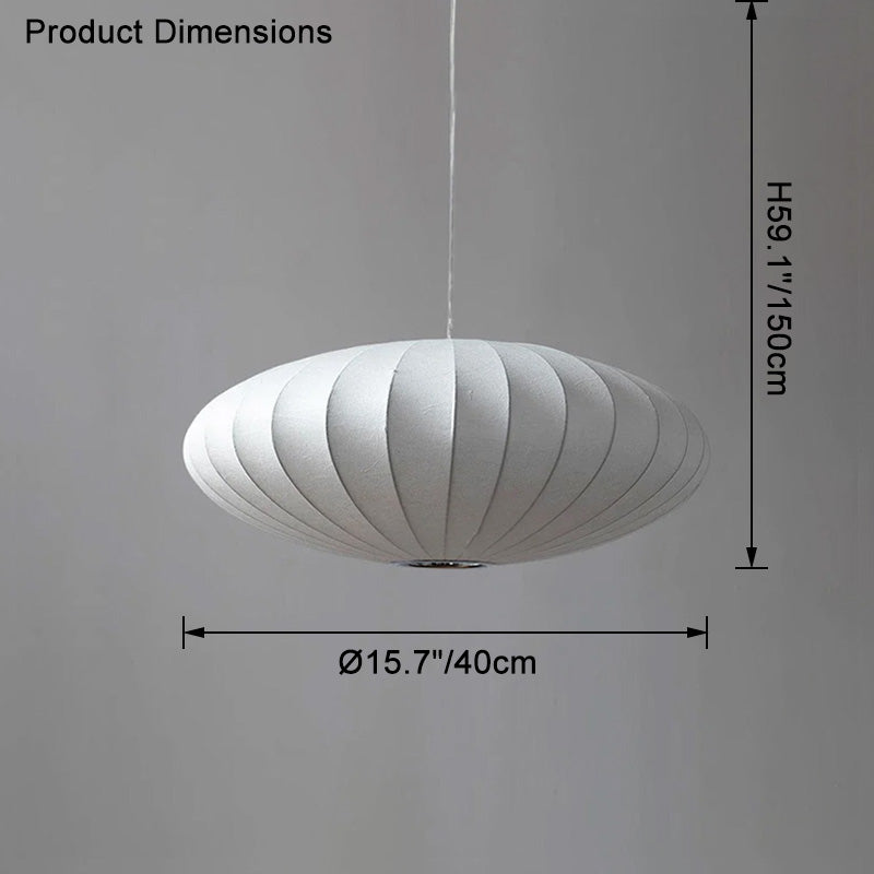 WOMO Flying Saucer Silk Pendant Light-WM2534