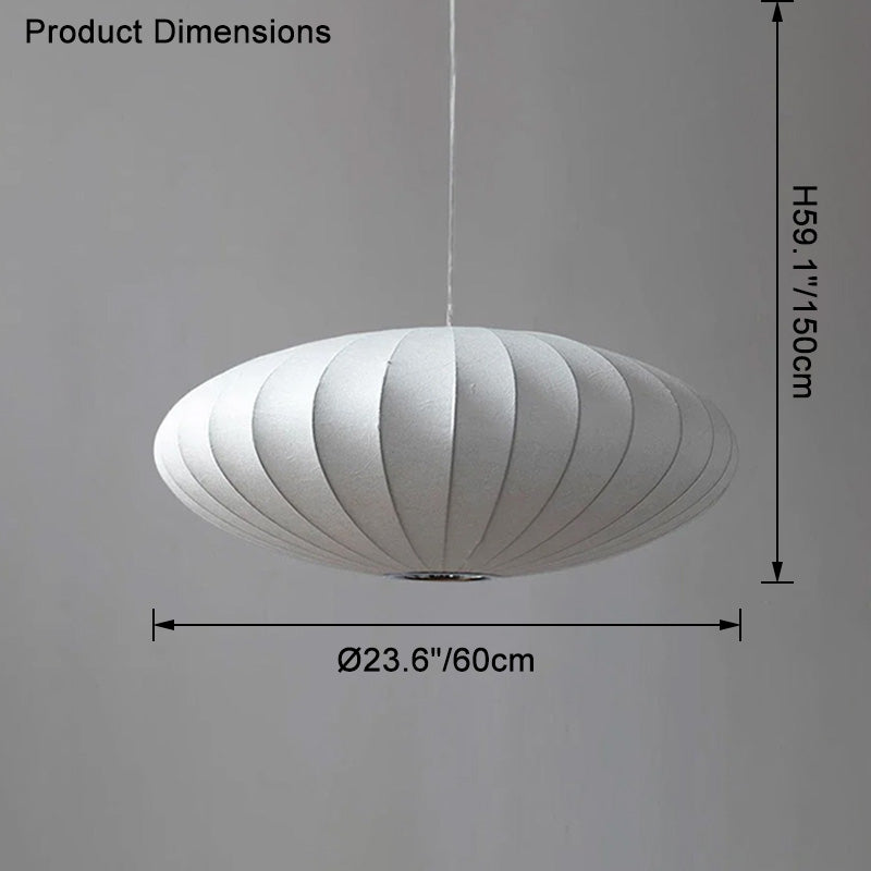 WOMO Flying Saucer Silk Pendant Light-WM2534