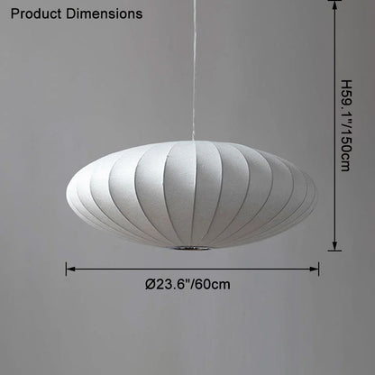 WOMO Flying Saucer Silk Pendant Light-WM2534