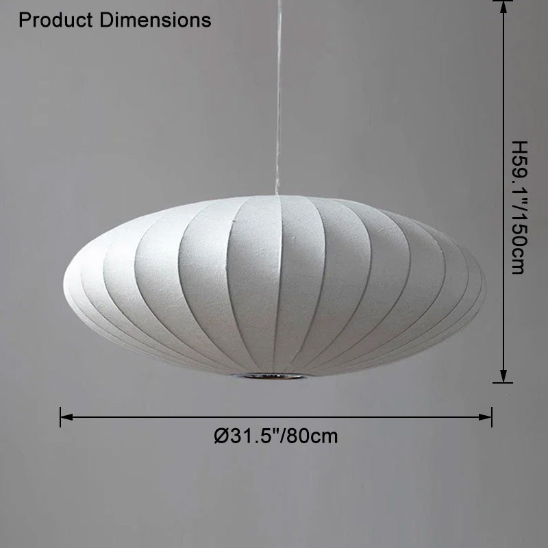 WOMO Flying Saucer Silk Pendant Light-WM2534