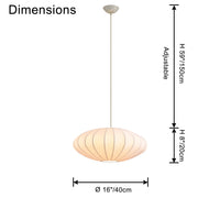 WOMO Flying Saucer Silk Pendant Light-WM2534