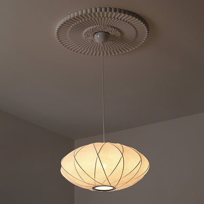 WOMO Flying Saucer Silk Pendant Light-WM2535