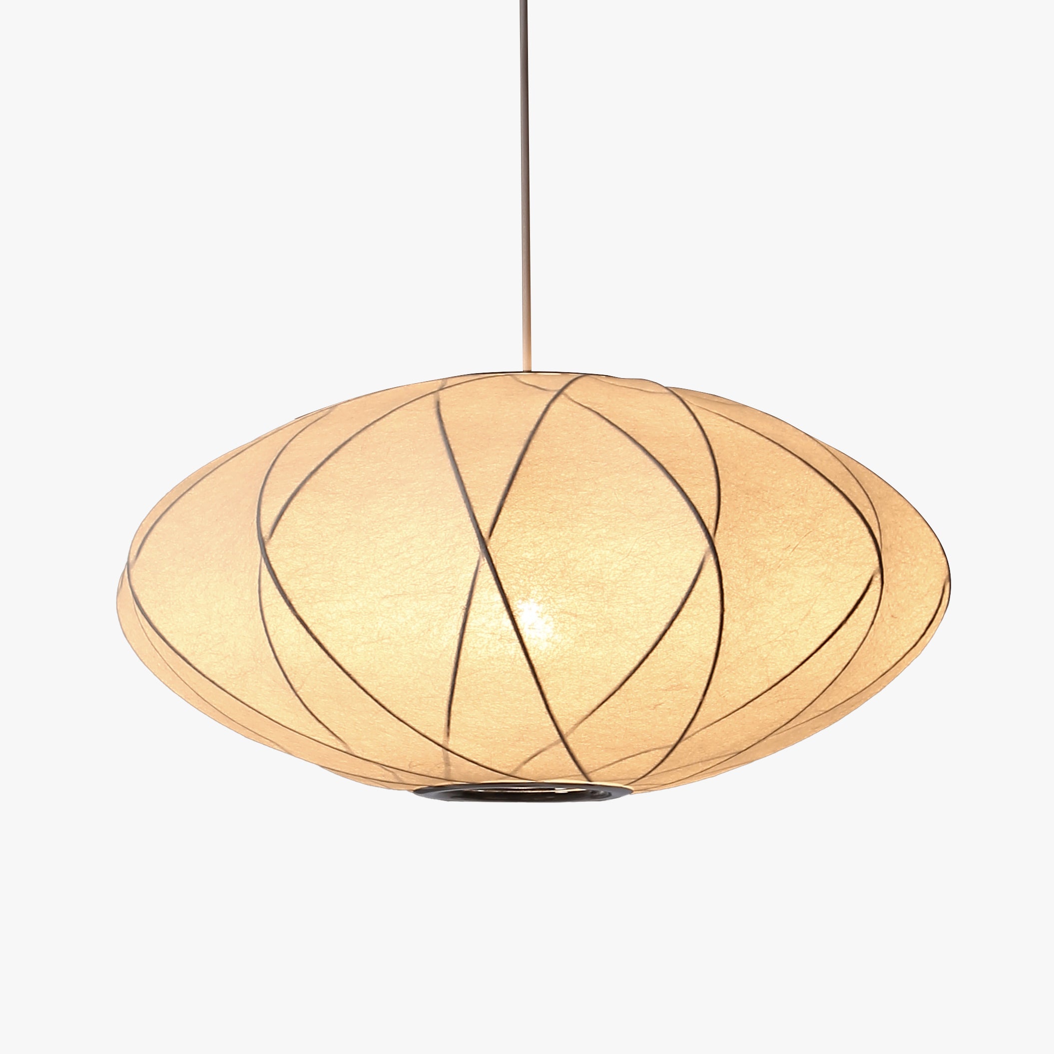 WOMO Flying Saucer Silk Pendant Light-WM2535